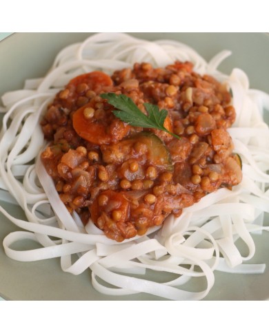 Fit XL - RAGÚ DE LENTEJAS CON NOODLES DE ARROZ