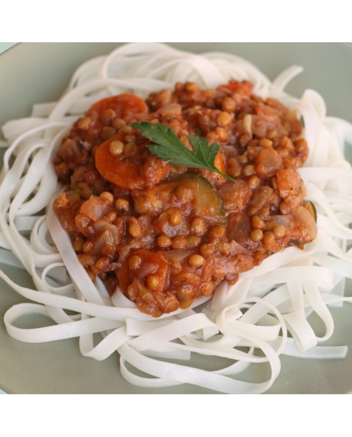 Fit XL - RAGÚ DE LENTEJAS CON NOODLES DE ARROZ