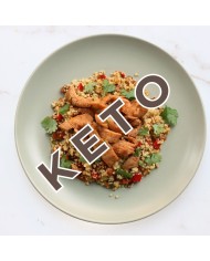 keto POLLO THAI CON TABULÉ DE COLIRROZ