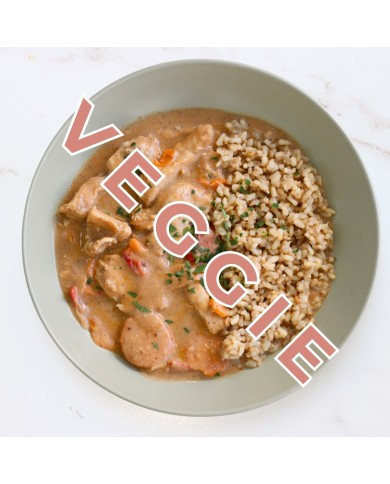 veggie CURRY ROJO DE TOFU CON ARROZ INTEGRAL