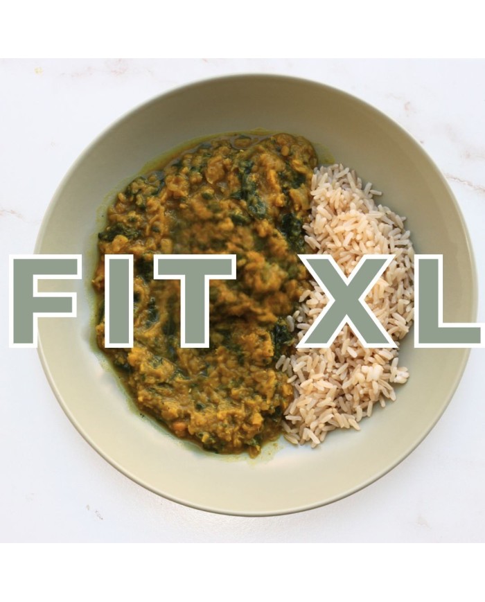 Fit XL - CURRY DE LENTEJAS CON ARROZ INTEGRAL